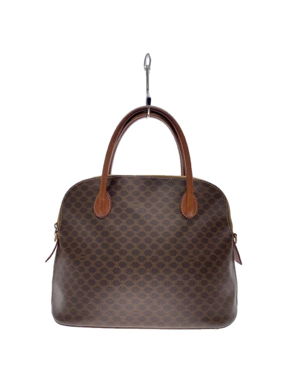 Celine handbag brown Macadam monogram pattern